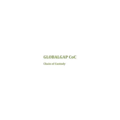 GLOBALG.A.P CoC